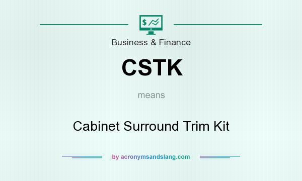 What does CSTK mean? It stands for Cabinet Surround Trim Kit