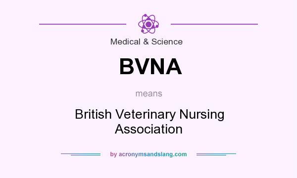 What does BVNA mean? It stands for British Veterinary Nursing Association