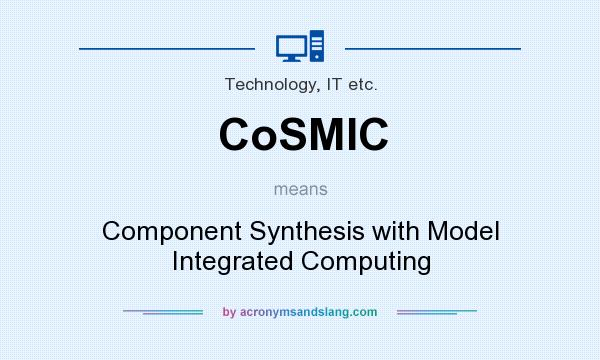 What does CoSMIC mean? It stands for Component Synthesis with Model Integrated Computing