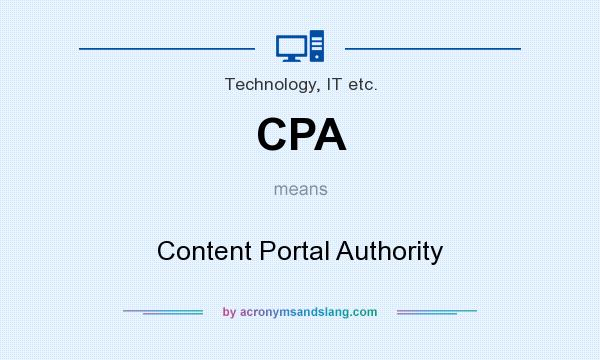What does CPA mean? It stands for Content Portal Authority