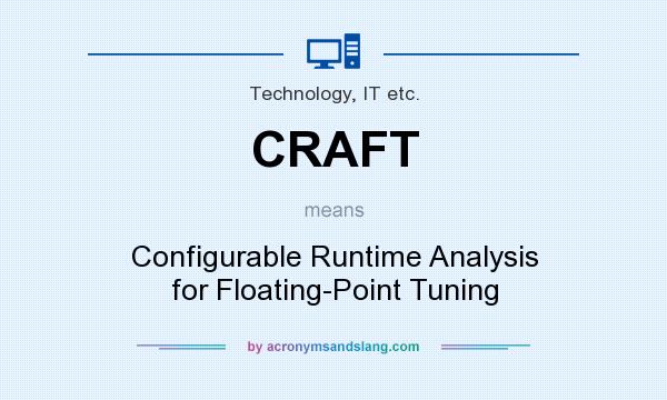 What does CRAFT mean? It stands for Configurable Runtime Analysis for Floating-Point Tuning