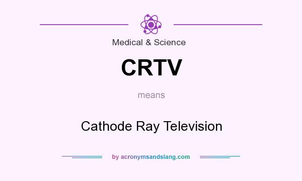 What does CRTV mean? It stands for Cathode Ray Television