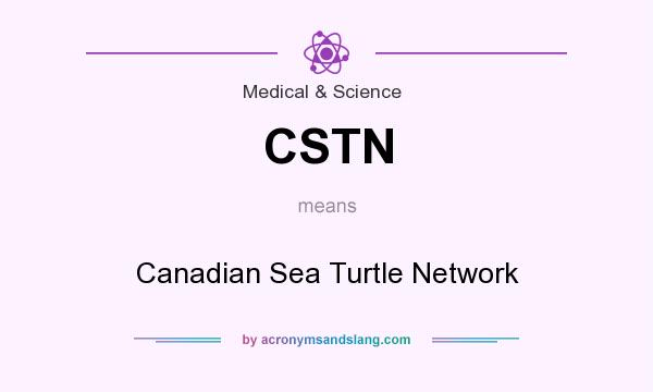 What does CSTN mean? It stands for Canadian Sea Turtle Network
