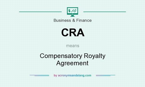 What does CRA mean? It stands for Compensatory Royalty Agreement