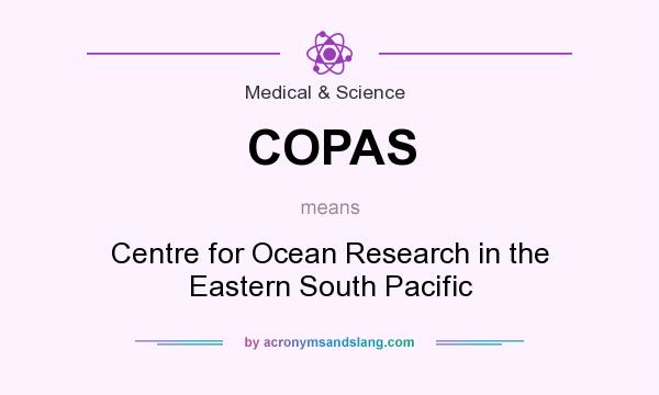 What does COPAS mean? It stands for Centre for Ocean Research in the Eastern South Pacific