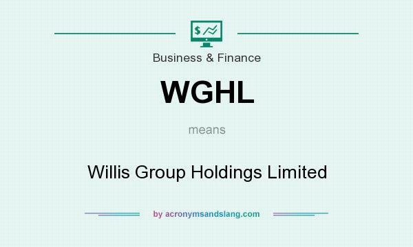 What does WGHL mean? It stands for Willis Group Holdings Limited