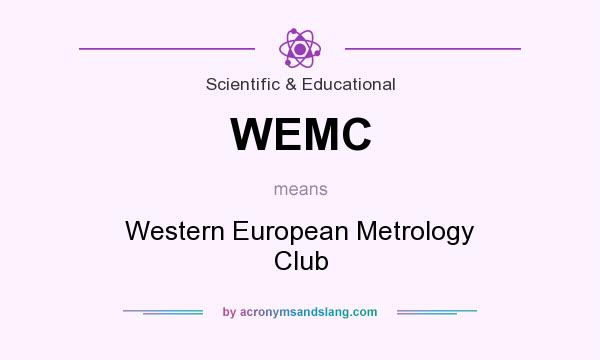 What does WEMC mean? It stands for Western European Metrology Club