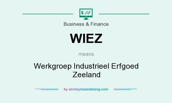 What does WIEZ mean? It stands for Werkgroep Industrieel Erfgoed Zeeland