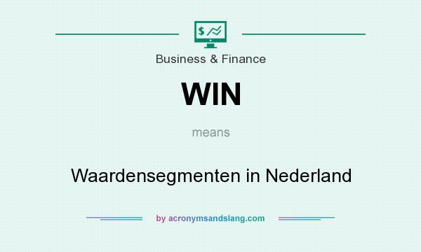 What does WIN mean? It stands for Waardensegmenten in Nederland