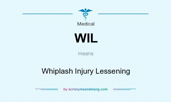 What does WIL mean? It stands for Whiplash Injury Lessening