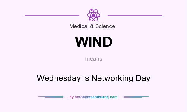 What does WIND mean? It stands for Wednesday Is Networking Day