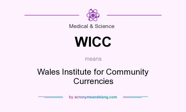 What does WICC mean? It stands for Wales Institute for Community Currencies