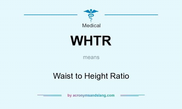 What does WHTR mean? It stands for Waist to Height Ratio