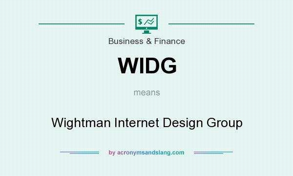 What does WIDG mean? It stands for Wightman Internet Design Group