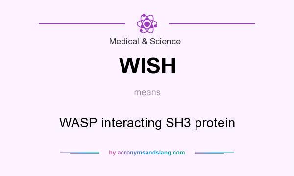 What does WISH mean? It stands for WASP interacting SH3 protein