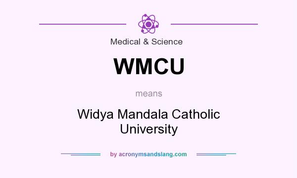 What does WMCU mean? It stands for Widya Mandala Catholic University