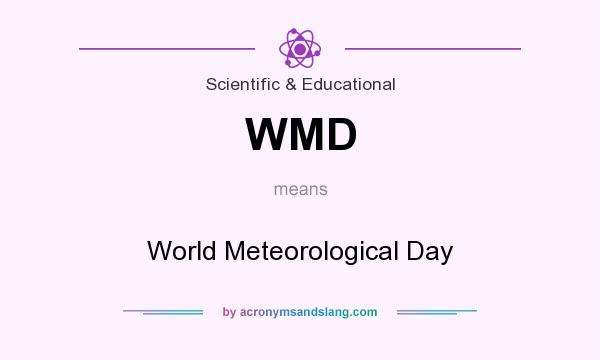 What does WMD mean? It stands for World Meteorological Day