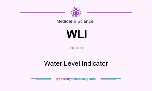 What does WLI mean? It stands for Water Level Indicator