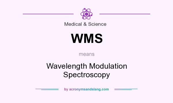 What does WMS mean? It stands for Wavelength Modulation Spectroscopy