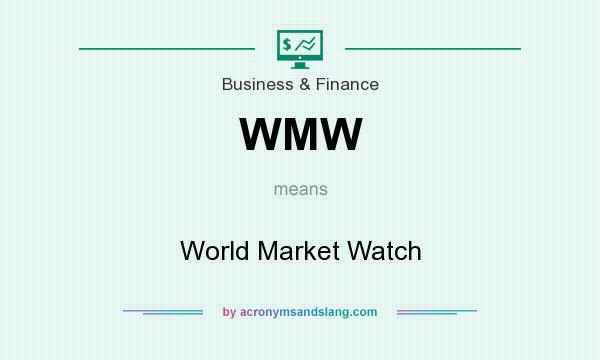 What does WMW mean? It stands for World Market Watch