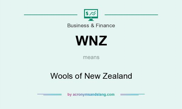 What does WNZ mean? It stands for Wools of New Zealand