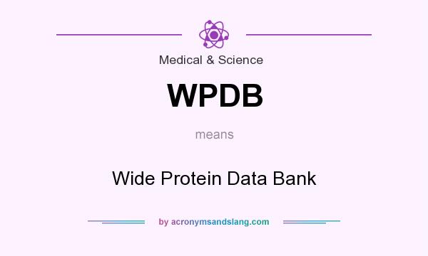 What does WPDB mean? It stands for Wide Protein Data Bank