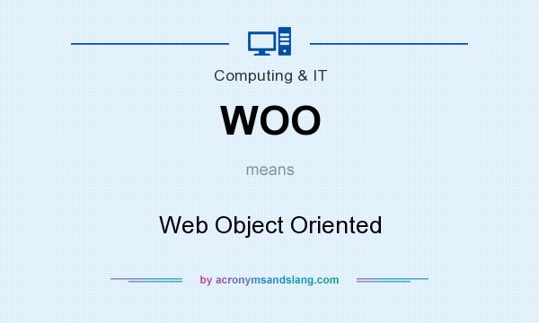 What does WOO mean? It stands for Web Object Oriented