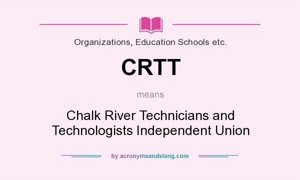 What does CRTT mean? It stands for Chalk River Technicians and Technologists Independent Union