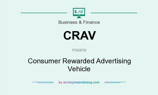 What does CRAV mean? It stands for Consumer Rewarded Advertising Vehicle