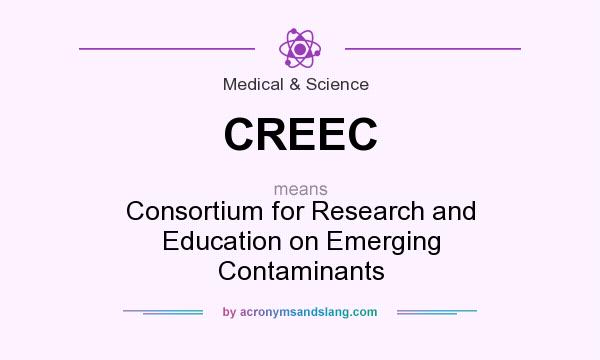 What does CREEC mean? It stands for Consortium for Research and Education on Emerging Contaminants