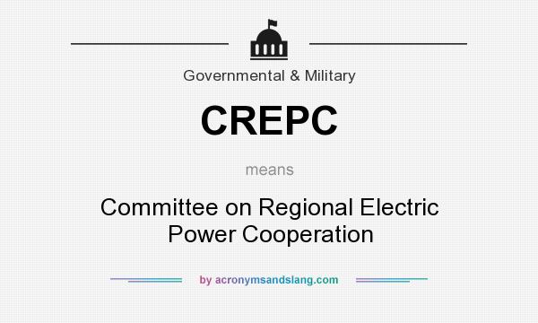 What does CREPC mean? It stands for Committee on Regional Electric Power Cooperation
