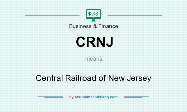 What does CRNJ mean? It stands for Central Railroad of New Jersey