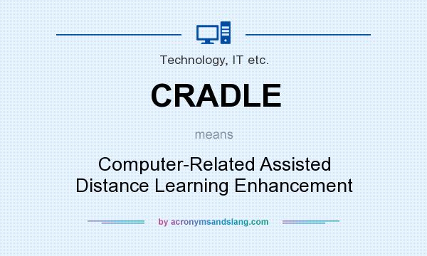 What does CRADLE mean? It stands for Computer-Related Assisted Distance Learning Enhancement