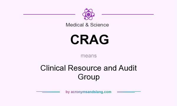 What does CRAG mean? It stands for Clinical Resource and Audit Group