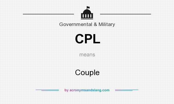 What does CPL mean? It stands for Couple
