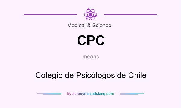 What does CPC mean? It stands for Colegio de Psicólogos de Chile