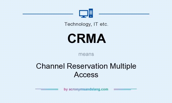 What does CRMA mean? It stands for Channel Reservation Multiple Access