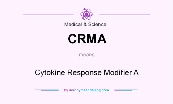 What does CRMA mean? It stands for Cytokine Response Modifier A