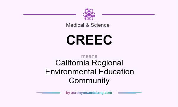 What does CREEC mean? It stands for California Regional Environmental Education Community
