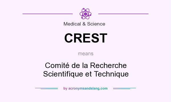 What does CREST mean? It stands for Comité de la Recherche Scientifique et Technique