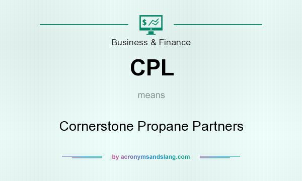 What does CPL mean? It stands for Cornerstone Propane Partners