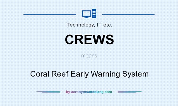 What does CREWS mean? It stands for Coral Reef Early Warning System