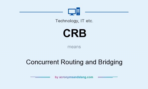 What does CRB mean? It stands for Concurrent Routing and Bridging