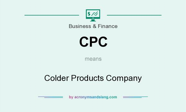 What does CPC mean? It stands for Colder Products Company