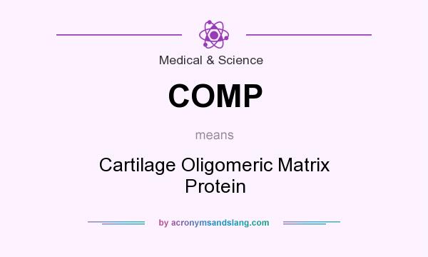 What does COMP mean? It stands for Cartilage Oligomeric Matrix Protein