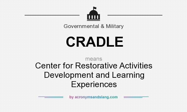 What does CRADLE mean? It stands for Center for Restorative Activities Development and Learning Experiences