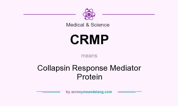 What does CRMP mean? It stands for Collapsin Response Mediator Protein