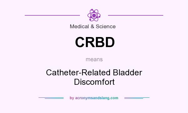 What does CRBD mean? It stands for Catheter-Related Bladder Discomfort