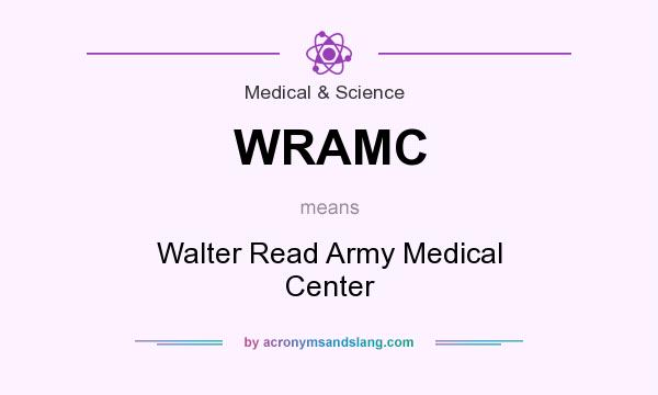 What does WRAMC mean? It stands for Walter Read Army Medical Center