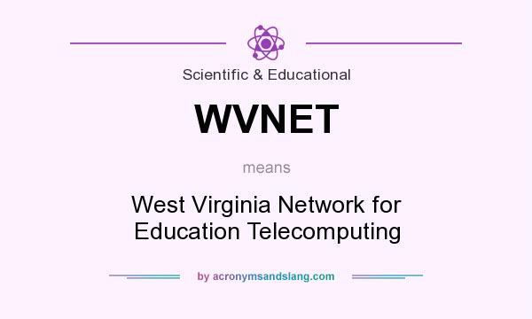 What does WVNET mean? It stands for West Virginia Network for Education Telecomputing
